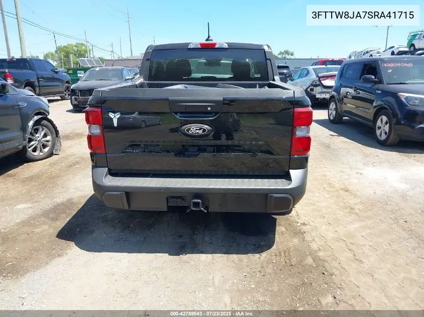 2025 Ford Maverick Xlt VIN: 3FTTW8JA7SRA41715 Lot: 42789543