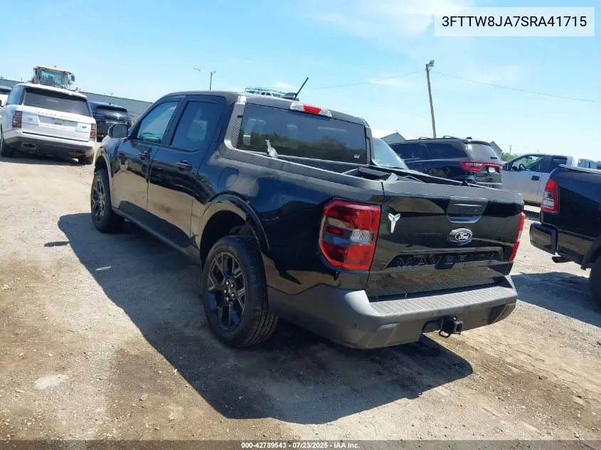 2025 Ford Maverick Xlt VIN: 3FTTW8JA7SRA41715 Lot: 42789543