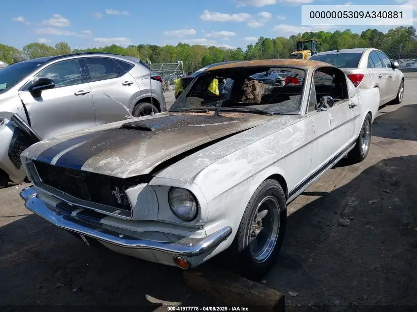 1965 Ford Mustang VIN: 5F09A340881 Lot: 41977778