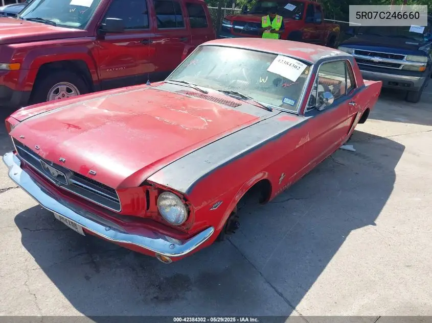 1965 Ford Mustang VIN: 5R07C246660 Lot: 42384302