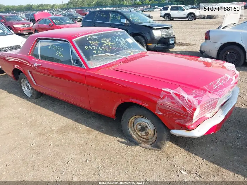 1965 Ford Mustang VIN: 5T07T188160 Lot: 42575502