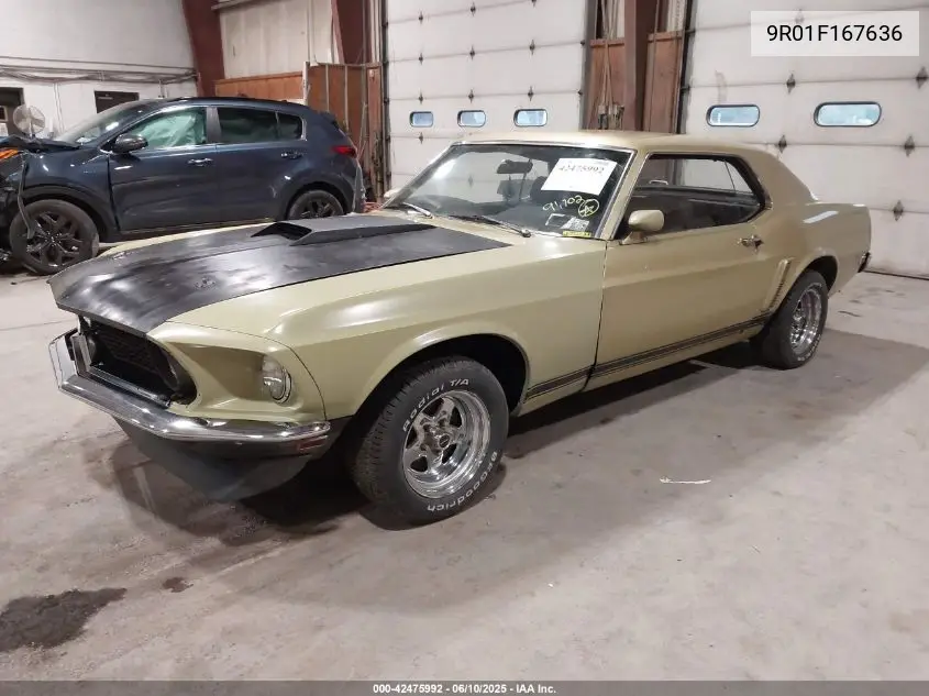 1969 Ford Mustang VIN: 9R01F167636 Lot: 42475992