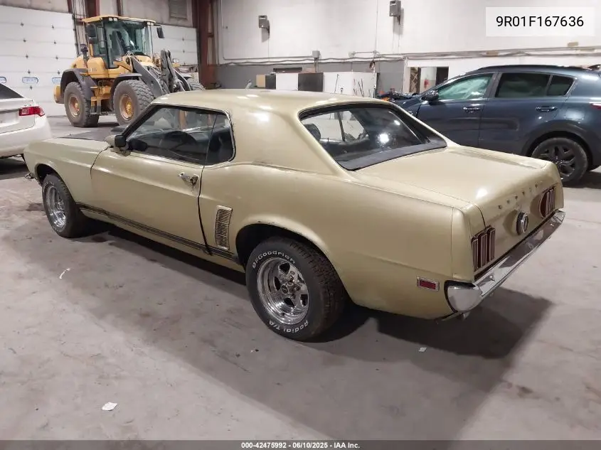 1969 Ford Mustang VIN: 9R01F167636 Lot: 42475992