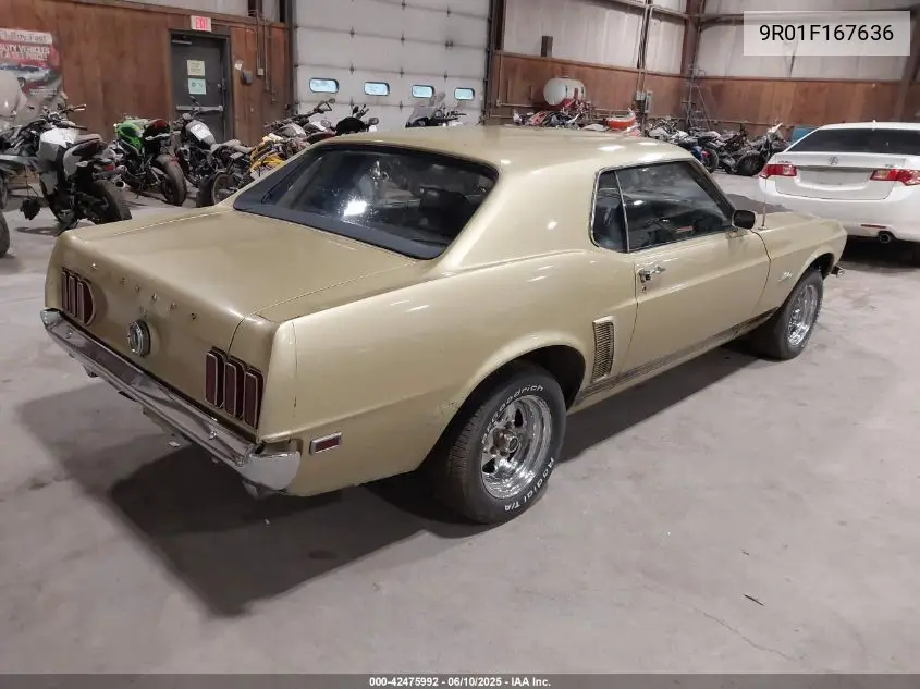 1969 Ford Mustang VIN: 9R01F167636 Lot: 42475992