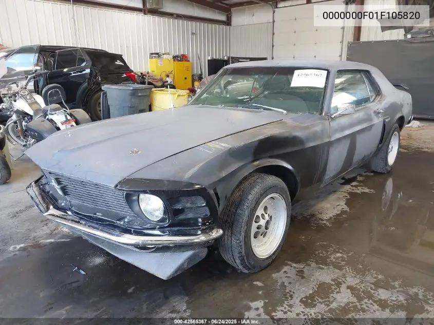 1970 Ford Mustang VIN: 0000000F01F105820 Lot: 42565367