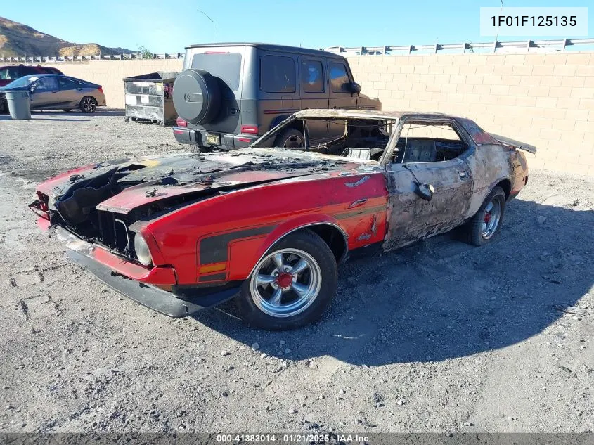 1971 Ford Mustang VIN: 1F01F125135 Lot: 41383014