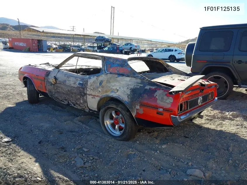1971 Ford Mustang VIN: 1F01F125135 Lot: 41383014