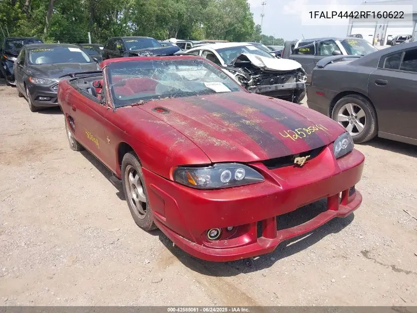 1994 Ford Mustang VIN: 1FALP4442RF160622 Lot: 42585061