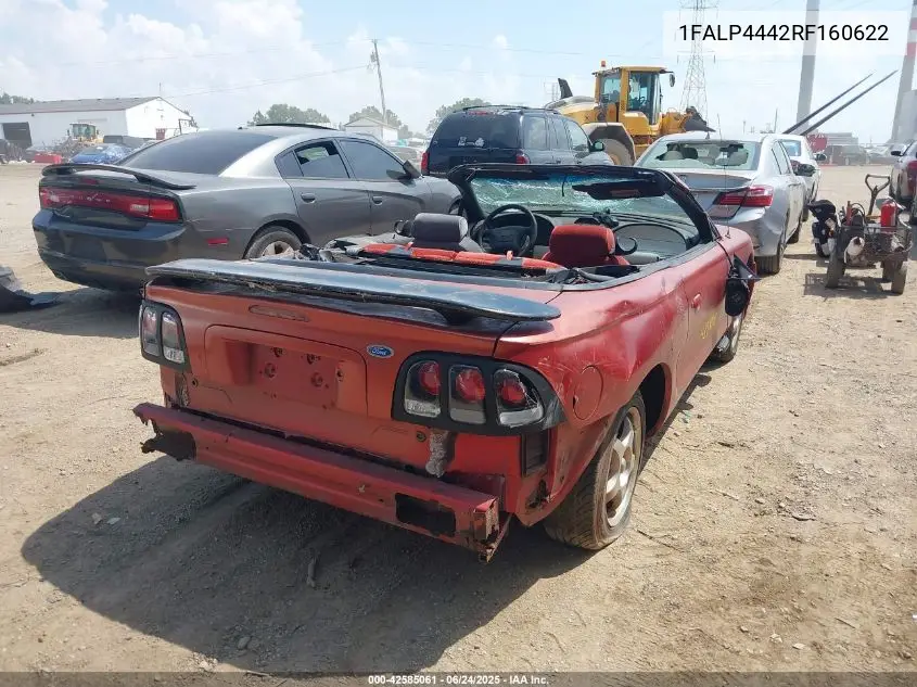 1994 Ford Mustang VIN: 1FALP4442RF160622 Lot: 42585061