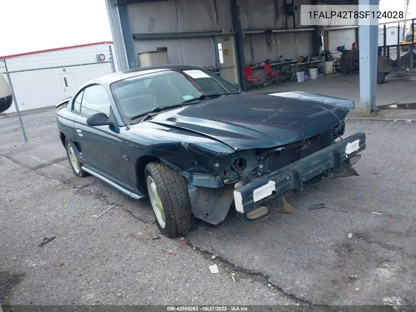 1995 Ford Mustang Gt/Gts VIN: 1FALP42T8SF124028 Lot: 42595263