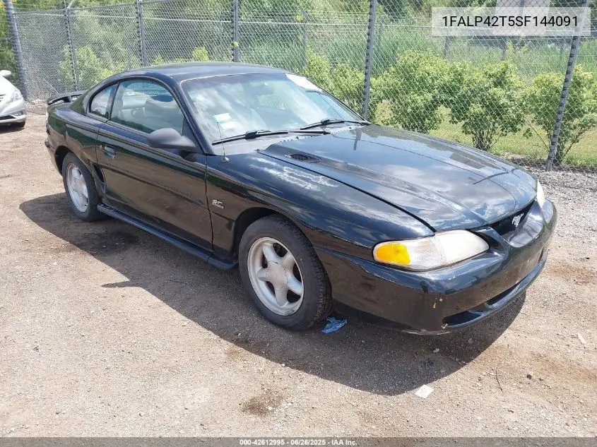 1995 Ford Mustang Gt/Gts VIN: 1FALP42T5SF144091 Lot: 42612995
