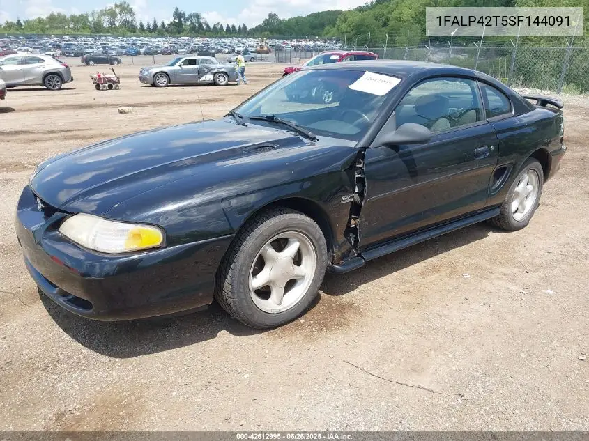 1995 Ford Mustang Gt/Gts VIN: 1FALP42T5SF144091 Lot: 42612995