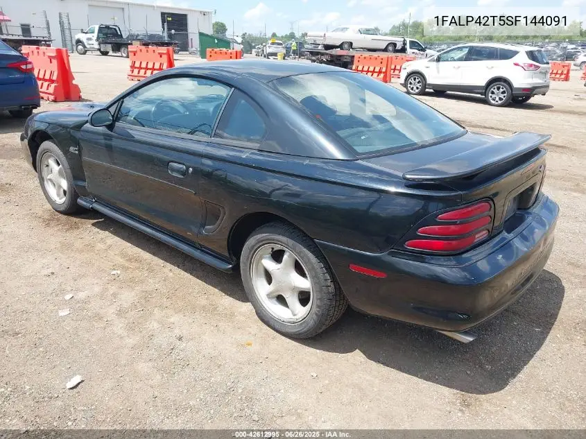 1995 Ford Mustang Gt/Gts VIN: 1FALP42T5SF144091 Lot: 42612995