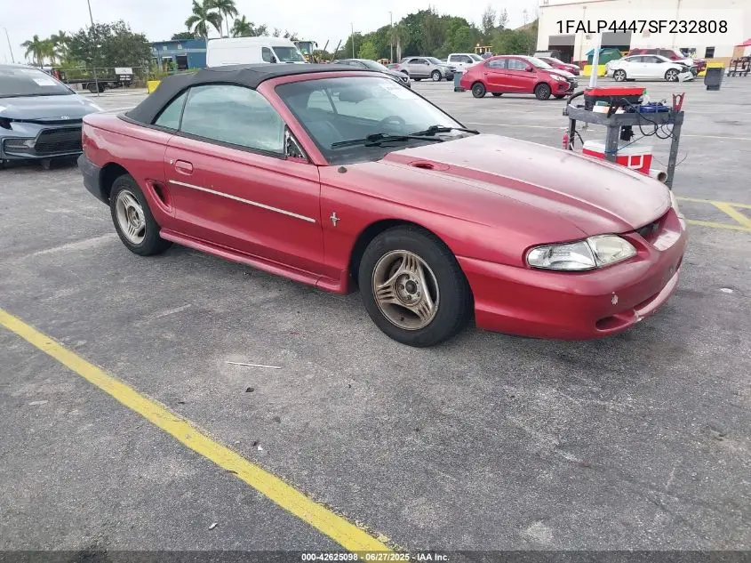 1995 Ford Mustang VIN: 1FALP4447SF232808 Lot: 42625098