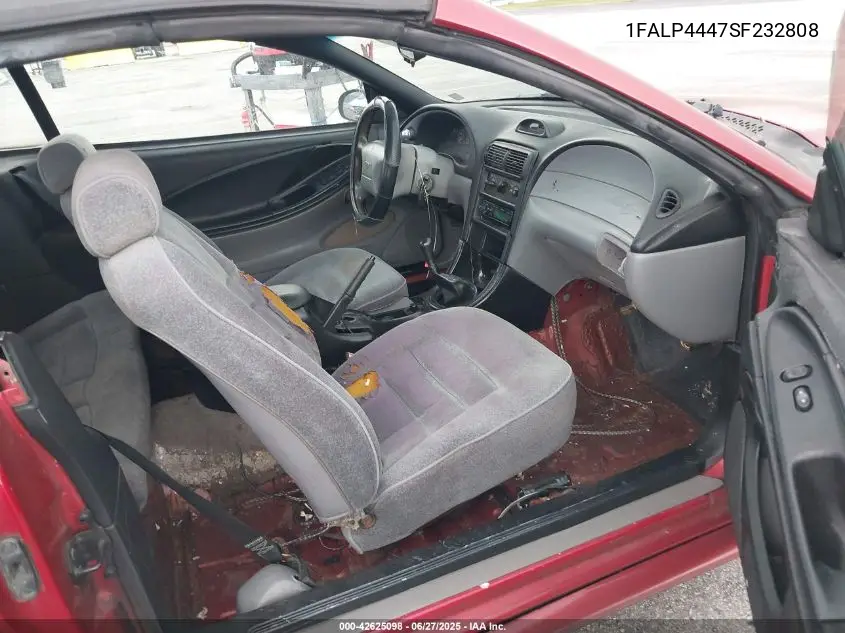 1995 Ford Mustang VIN: 1FALP4447SF232808 Lot: 42625098