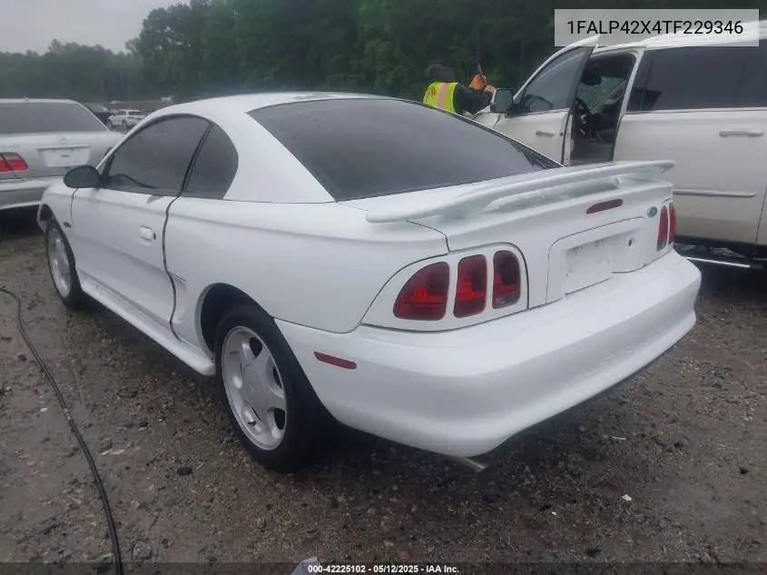 1996 Ford Mustang Gt VIN: 1FALP42X4TF229346 Lot: 42225102