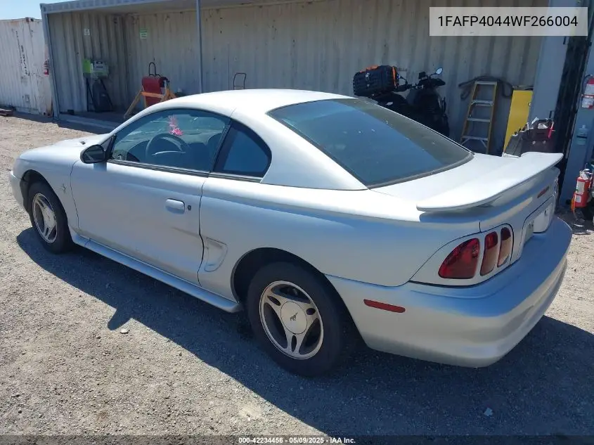 1998 Ford Mustang VIN: 1FAFP4044WF266004 Lot: 42234456