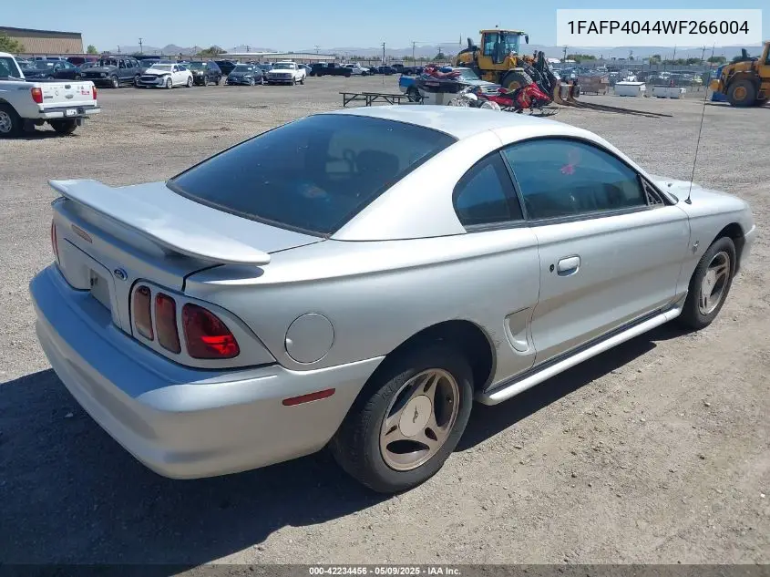 1998 Ford Mustang VIN: 1FAFP4044WF266004 Lot: 42234456