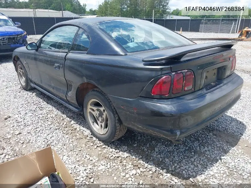 1998 Ford Mustang VIN: 1FAFP4046WF268384 Lot: 42254741