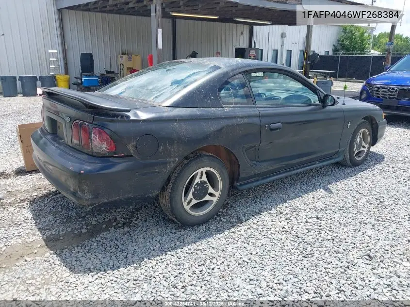 1998 Ford Mustang VIN: 1FAFP4046WF268384 Lot: 42254741