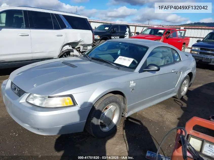 1999 Ford Mustang VIN: 1FAFP4049XF132042 Lot: 41751820