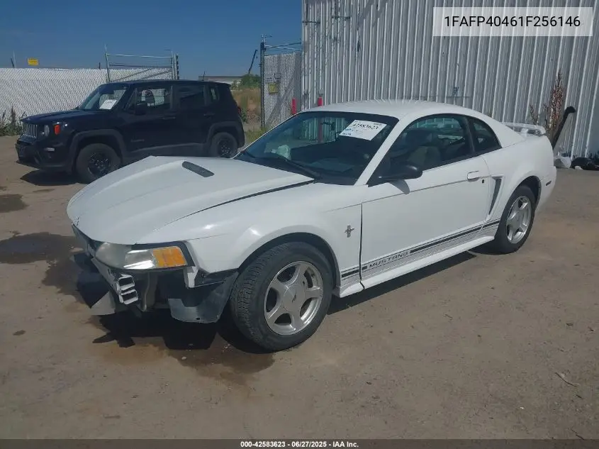 2001 Ford Mustang VIN: 1FAFP40461F256146 Lot: 42583623