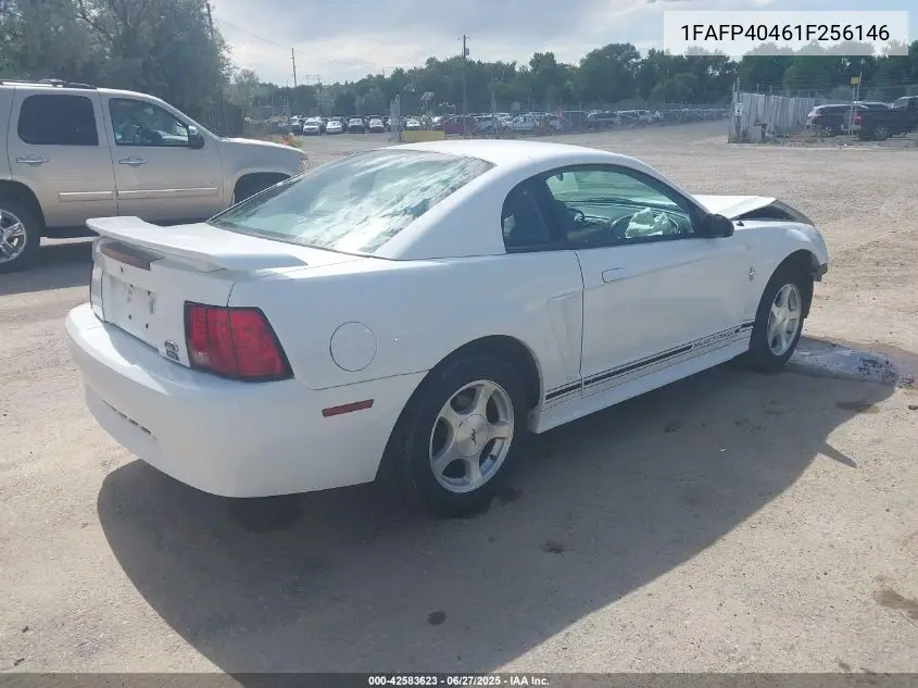 2001 Ford Mustang VIN: 1FAFP40461F256146 Lot: 42583623