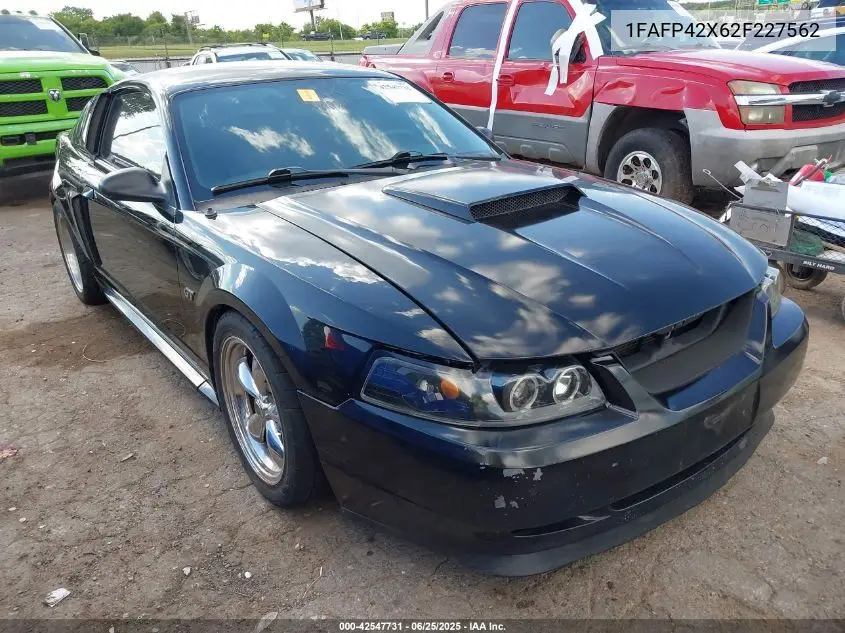 2002 Ford Mustang Gt VIN: 1FAFP42X62F227562 Lot: 42547731