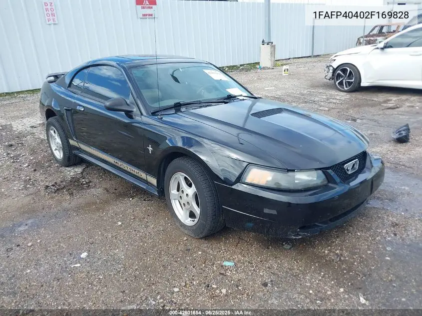 2002 Ford Mustang VIN: 1FAFP40402F169828 Lot: 42601654