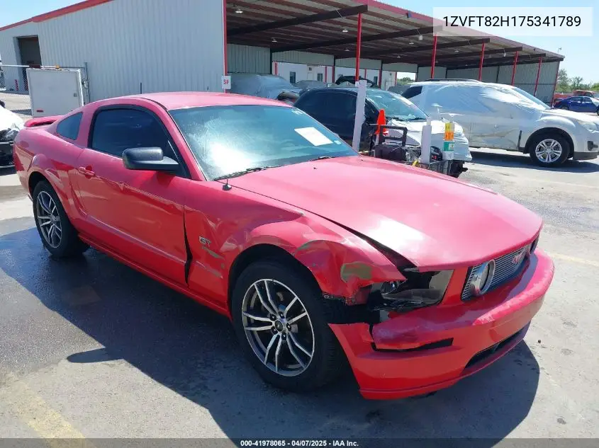 2007 Ford Mustang Gt Deluxe/Gt Premium VIN: 1ZVFT82H175341789 Lot: 41978065