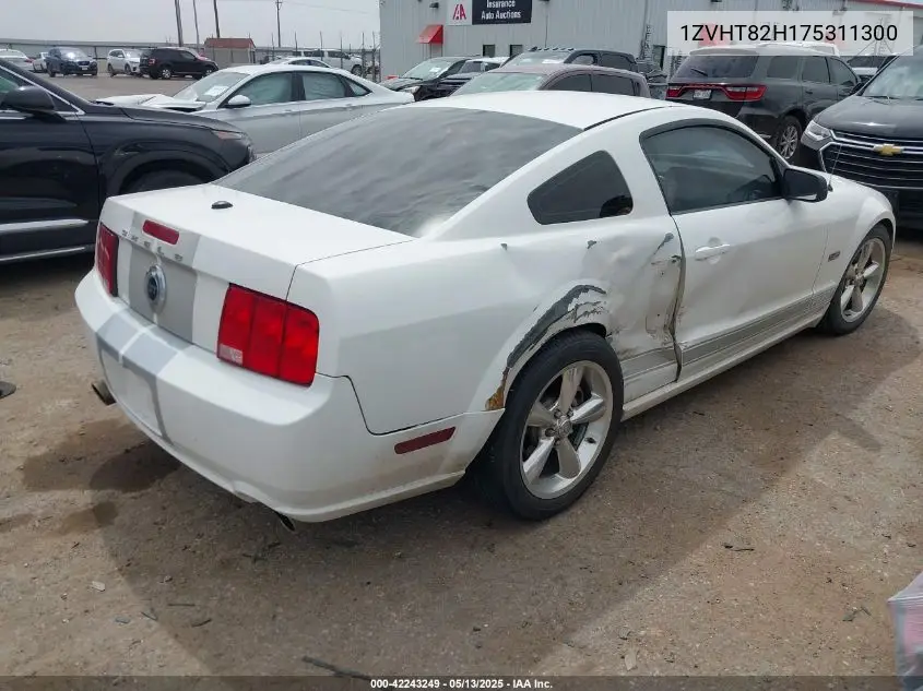 2007 Ford Mustang Gt Deluxe/Gt Premium VIN: 1ZVHT82H175311300 Lot: 42243249