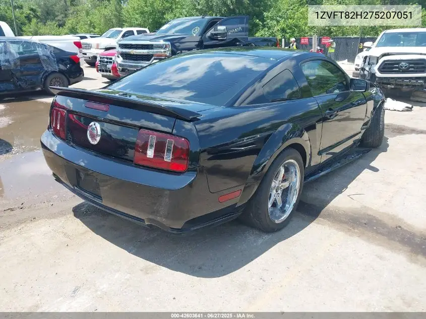 2007 Ford Mustang Gt Deluxe/Gt Premium VIN: 1ZVFT82H275207051 Lot: 42603641