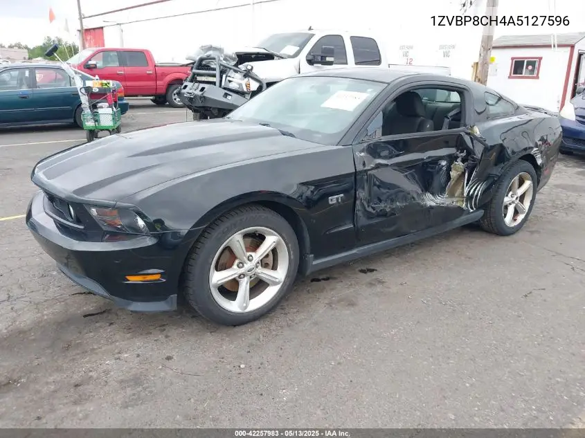 2010 Ford Mustang Gt/Gt Premium VIN: 1ZVBP8CH4A5127596 Lot: 42257983
