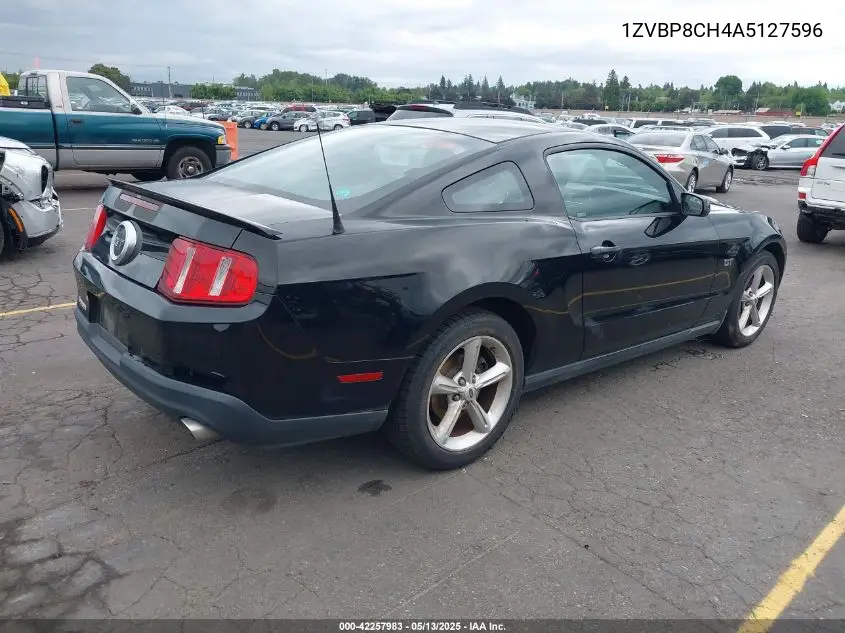 2010 Ford Mustang Gt/Gt Premium VIN: 1ZVBP8CH4A5127596 Lot: 42257983