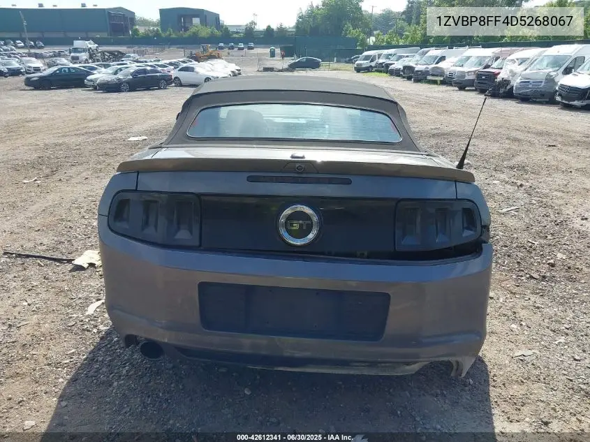 2013 Ford Mustang Gt Premium VIN: 1ZVBP8FF4D5268067 Lot: 42612341