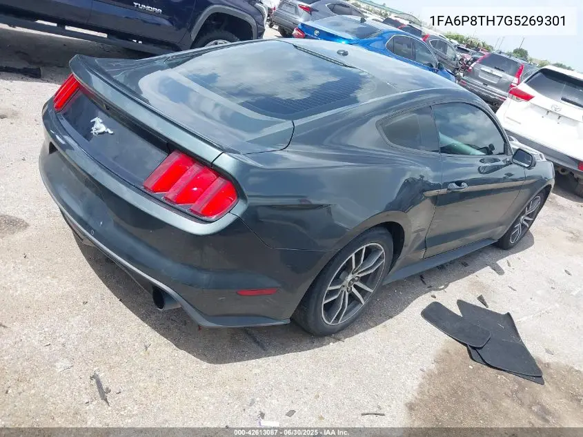 2016 Ford Mustang Ecoboost VIN: 1FA6P8TH7G5269301 Lot: 42613087