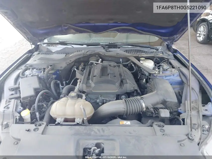 2016 Ford Mustang Ecoboost VIN: 1FA6P8TH0G5221090 Lot: 42750716