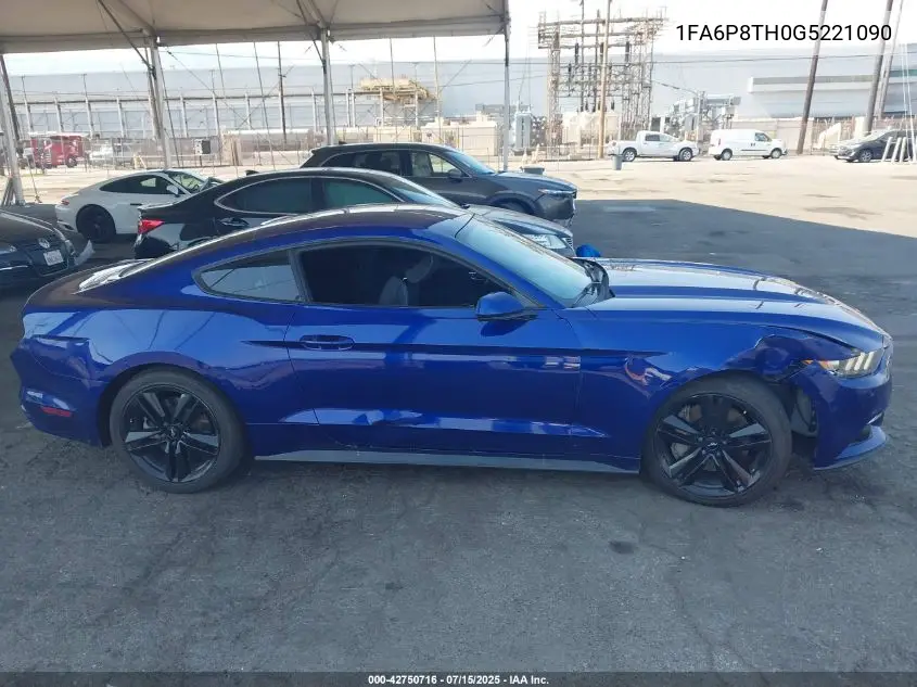 2016 Ford Mustang Ecoboost VIN: 1FA6P8TH0G5221090 Lot: 42750716