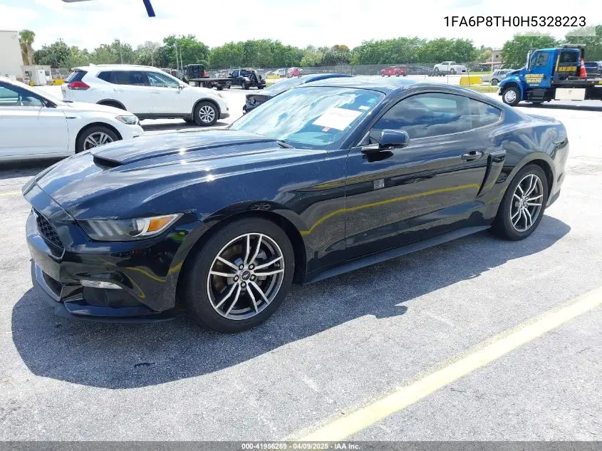 2017 Ford Mustang Ecoboost VIN: 1FA6P8TH0H5328223 Lot: 41956269