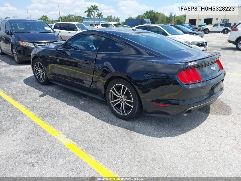 2017 Ford Mustang Ecoboost VIN: 1FA6P8TH0H5328223 Lot: 41956269