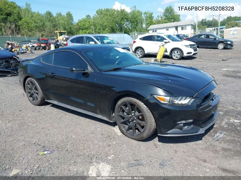 2017 Ford Mustang Gt VIN: 1FA6P8CF8H5208328 Lot: 42700249