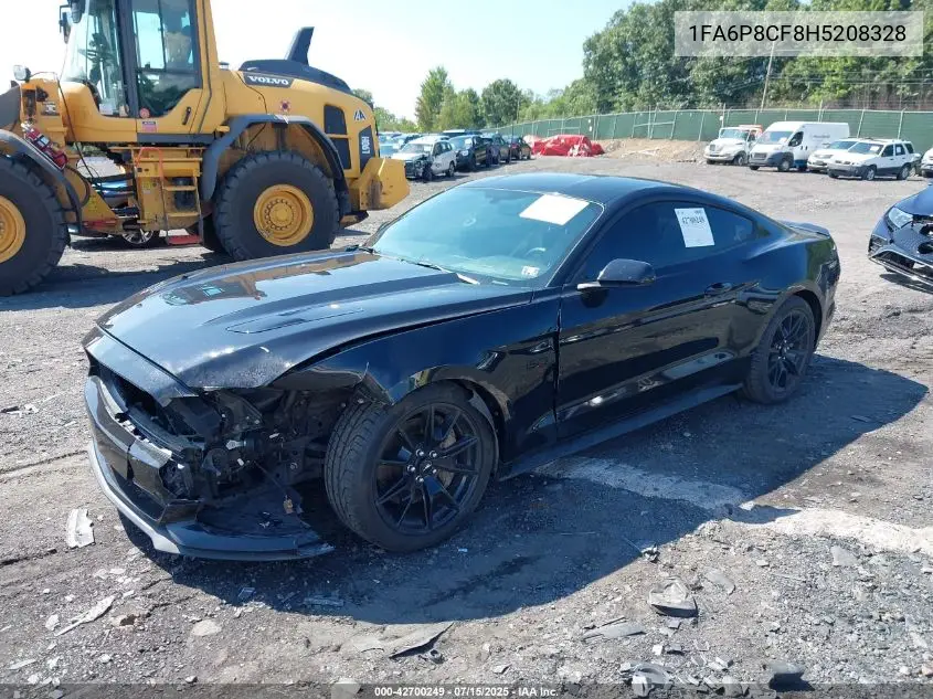 2017 Ford Mustang Gt VIN: 1FA6P8CF8H5208328 Lot: 42700249