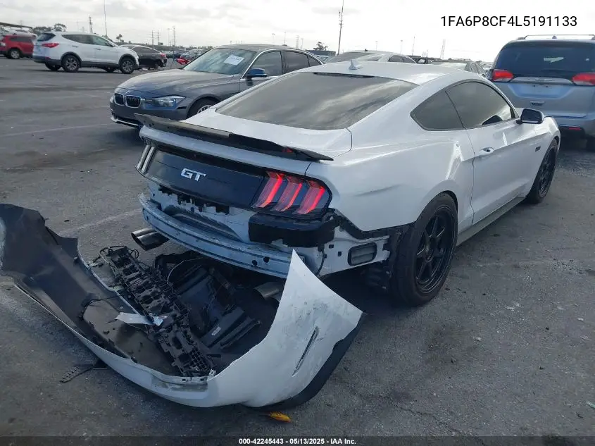 2020 Ford Mustang Gt Fastback VIN: 1FA6P8CF4L5191133 Lot: 42245443