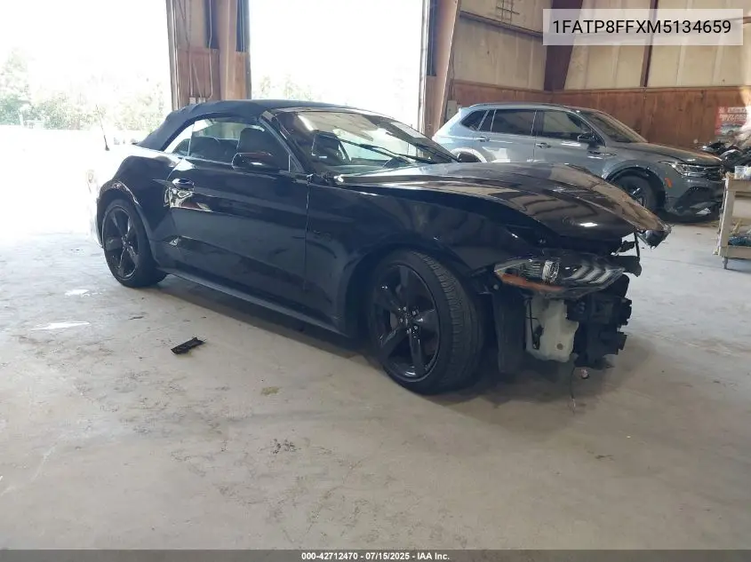 2021 Ford Mustang Gt Premium VIN: 1FATP8FFXM5134659 Lot: 42712470