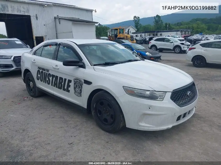2013 Ford Police Interceptor VIN: 1FAHP2MK9DG199882 Lot: 42451853