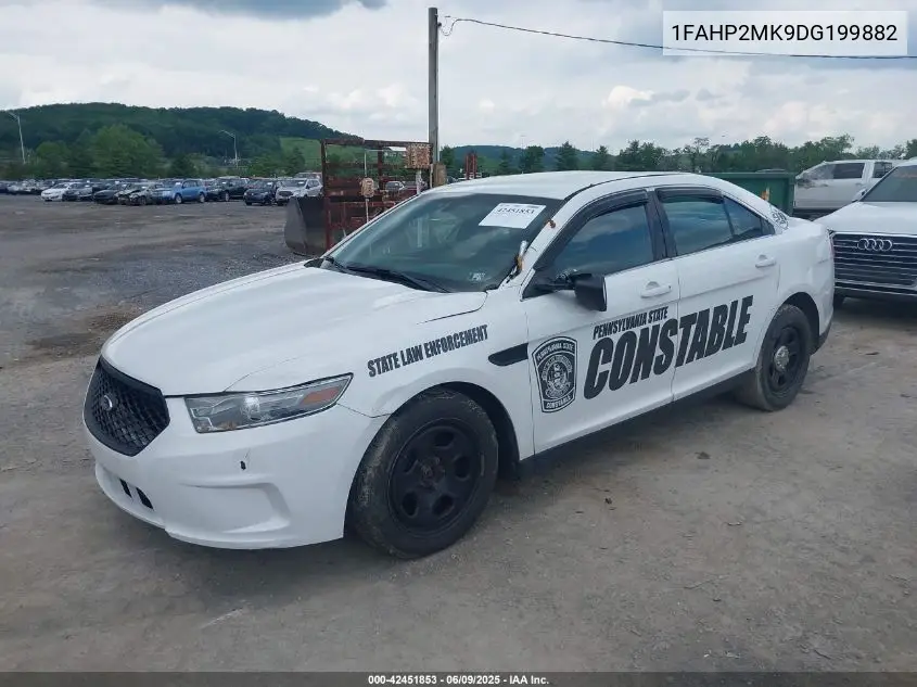2013 Ford Police Interceptor VIN: 1FAHP2MK9DG199882 Lot: 42451853