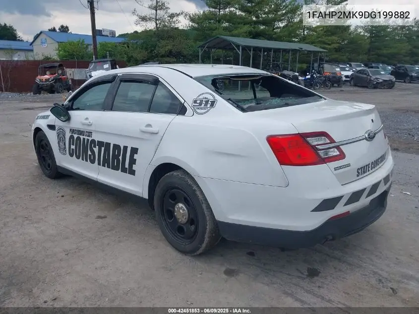 2013 Ford Police Interceptor VIN: 1FAHP2MK9DG199882 Lot: 42451853