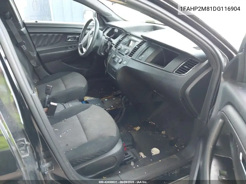 2013 Ford Police Interceptor VIN: 1FAHP2M81DG116904 Lot: 42458831