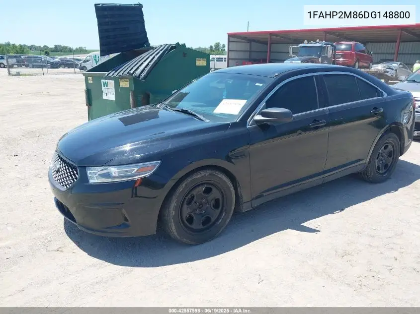 2013 Ford Police Interceptor VIN: 1FAHP2M86DG148800 Lot: 42557598