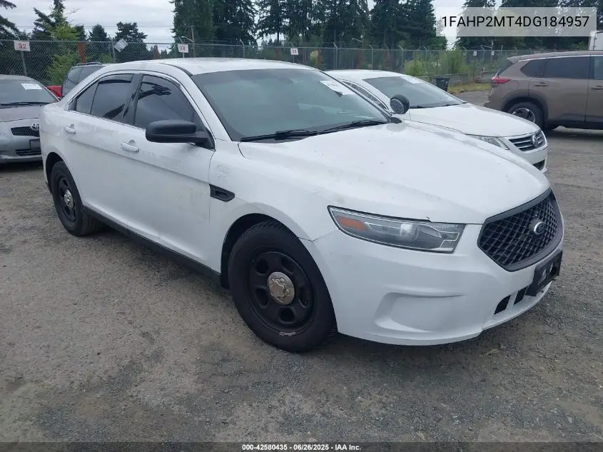 2013 Ford Police Interceptor VIN: 1FAHP2MT4DG184957 Lot: 42580435